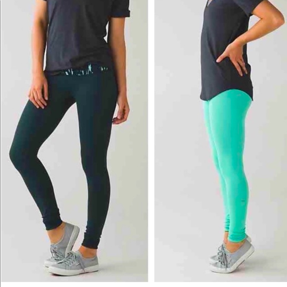 Lululemon Wunder Under Pant III Reversible Sz 4